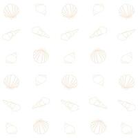 cute shell pattern vector