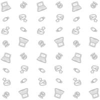gadget icon pattern vector