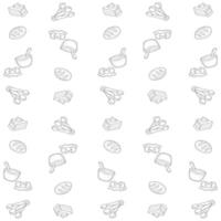 Baking icon pattern vector