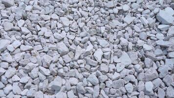 Pebbles on a mountain path for walking video