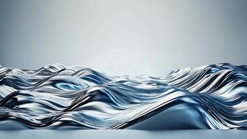 Flowing water on an open background video