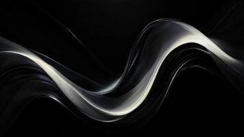 Narrow fluid streak on dark background video