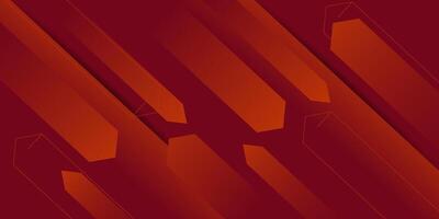 Modern abstract orange gradient illustration on geometric background with simple arrow shape pattern. Cool and bright design. Eps10 vector