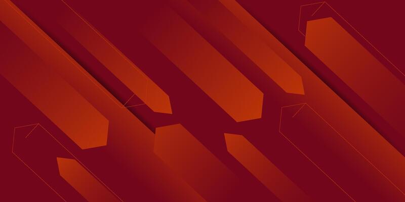 Modern abstract orange gradient illustration on geometric background with simple arrow shape pattern. Cool and bright design. Eps10