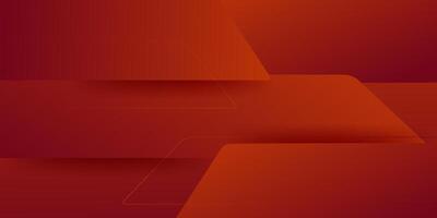 Abstract 3D gradient background in orange color with square overlapping design. Shadow design in simple style with lines. Smart design for your ads, posters and banners. eps10 vector