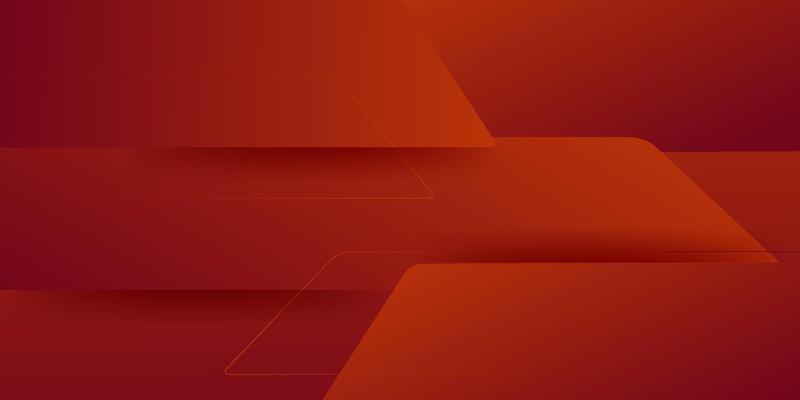 Abstract 3D gradient background in orange color with square overlapping design. Shadow design in simple style with lines. Smart design for your ads, posters and banners. eps10