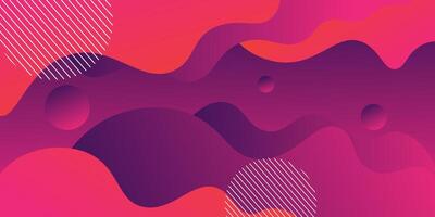 Modern abstract background with pink and purple wave design. Eps10 vector