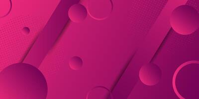 Abstract 3D background with bright purple color and bright circle pattern design. Dynamic color gradient background design. eps10 vector