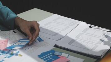 UX UI and Programming development technology. video