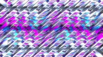 Animation of Moving Elements in the Form of an Optical Wave in Glass. video