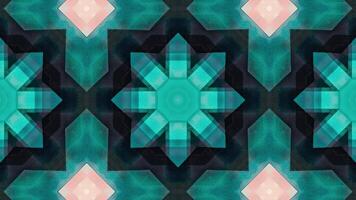 A vibrant kaleidoscopic pattern with geometric shapes and colors creating a mesmerizing design. video