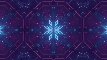 A vibrant digital abstract design featuring neon colors and geometric patterns. video