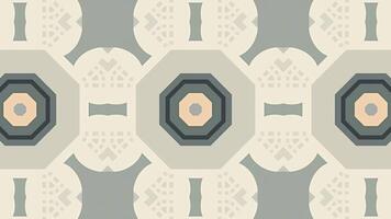 A geometric pattern featuring abstract shapes in muted colors. video