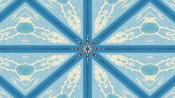 A symmetrical design featuring clouds and a central motif, evoking a serene atmosphere. video