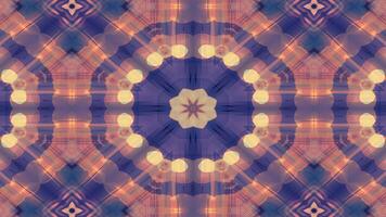 A symmetrical design featuring vibrant colors and intricate patterns. video