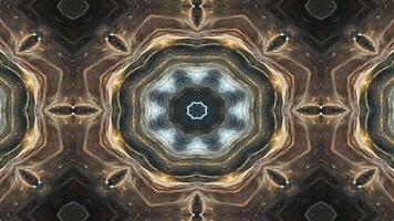 Abstract cosmic pattern featuring swirling light and dark elements, evoking a sense of infinity. video