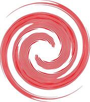 spirals design elements dotted abstract swirl, twist points vortex halftone circular radial rotation lines vector