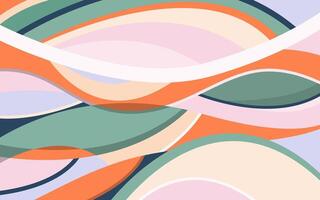 Hand drawn abstract shapes. Design banner colorful background. vector