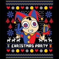 clown party pattern vector