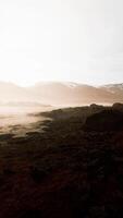 The river flows from a mountain lake video