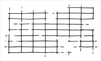 brick texture, image in doodle style. vector