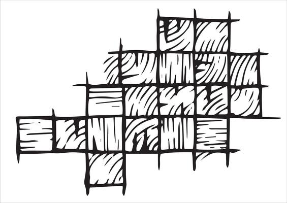 texture of wooden parquet, floor. simple doodle style illustration