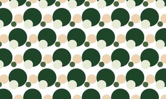 Green abstract polkadot pattern on white background. Illustration template design vector