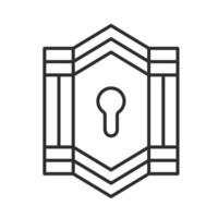 Cyber security icon digital protection. Online security web design. vector