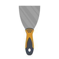 putty knife icon. Flat illustration of trowel construction tool icon for web design vector