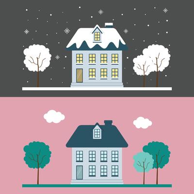 Beautiful Home Or Residence And Comfortable Environment In Two Seasons