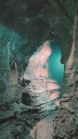 Stone Cave Filled With Rocks and Water video