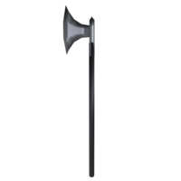 Unique design of a modern axe with a sleek handle and cutting edge png