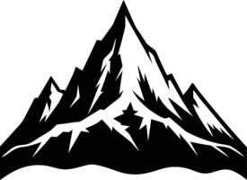 Majestic Skyline of Mountains at Dawn vector