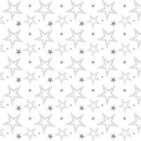 Smooth color star snowflakes pattern vector