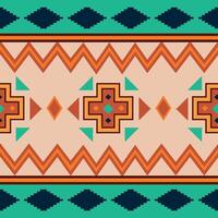 native american pattern colorful vector