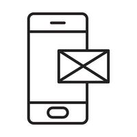 customer support email icon isolated vector