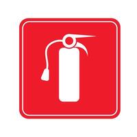 emergency signal of extinguisher vector