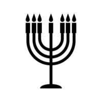 menorah icon illustration vector
