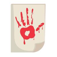 red hand day movement illustration vector