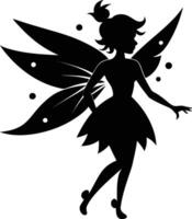 Mystical Fairy Outline vector