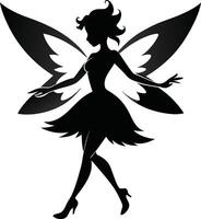 Graceful Winged Fairy vector