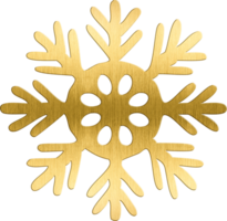 Golden Snowflake with Intricate Design Premium Icon for Christmas Decor, Winter Branding, and Holiday Cards Perfect for Adding a Detailed and Luxurious Element to Seasonal png