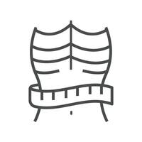 anorexia icon of vomit icon vector