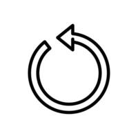 arrow turning icon vector