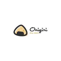 Onigiri logo design modern concept on isolated background vector