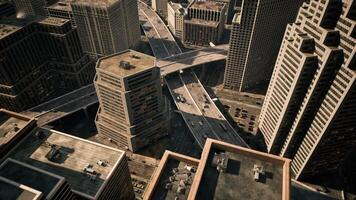 Dynamic hyperlapse capturing traffic congestion in a bustling urban center video