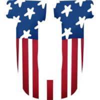 4th of july usa font png