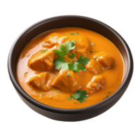Butter Chicken gravy on a transparent background png