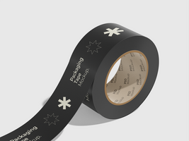 Packaging Tape Mockup 3D Render psd