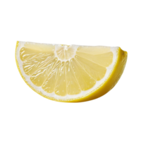 Lemon wedge on a transparent background png